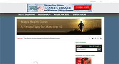 Desktop Screenshot of menshealthcures.com