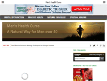 Tablet Screenshot of menshealthcures.com